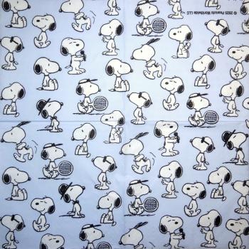 BF-079 Bekannte Figuren - 3-lagig (blau) - Braun - Peanuts - Snoopy